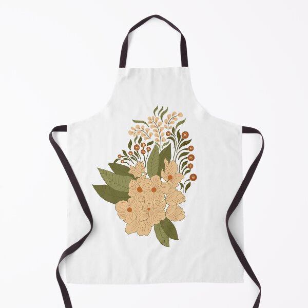 Item preview, Vintage Floral Bouquet with Retro Leafy Accents designed and sold by DColourMuse.