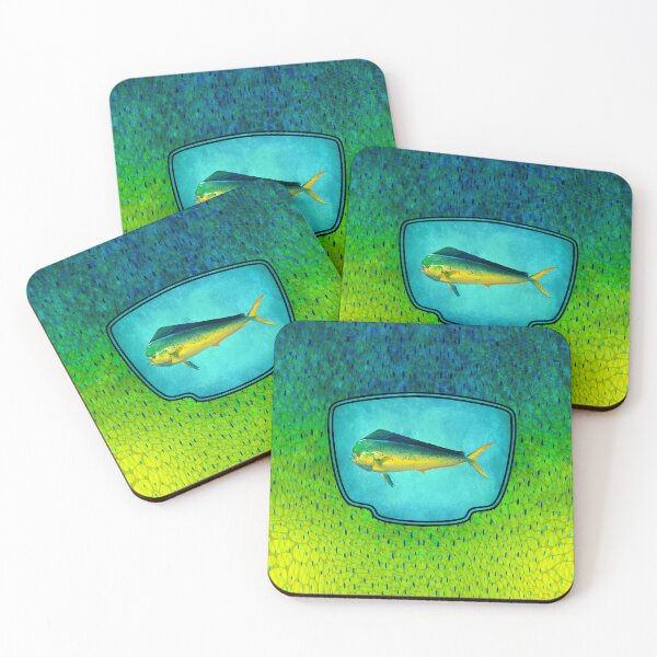 Item preview, Mahi-Mahi Angler Badge designed and sold by artistwill.