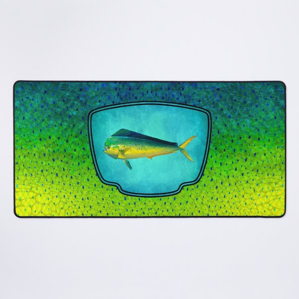 Item preview, Mahi-Mahi Angler Badge designed and sold by artistwill.