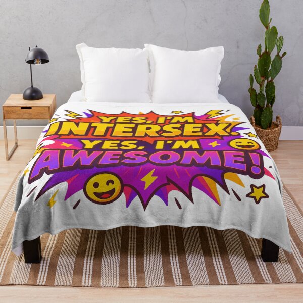 Item preview, Yes, I’m Intersex – Pride Power Pop! designed and sold by Rajasekar.