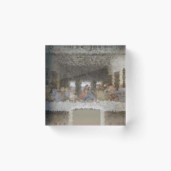 Item preview, davinci lastsupper art classic mosaic renaissance religious funny designed and sold by 88DesignStudio.