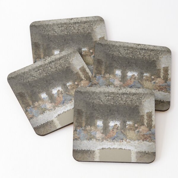 Item preview, davinci lastsupper art classic mosaic renaissance religious funny designed and sold by 88DesignStudio.