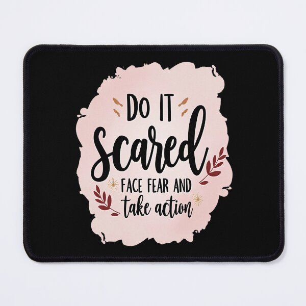 Item preview, Do It Scared – Face Fear and Take Action designed and sold by HOUCHCREATOR.