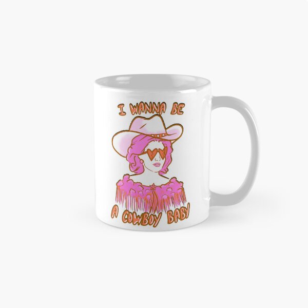 Item preview, CMAT I Wanna Be A Cowboy Baby - pink and orange designed and sold by incloudines.