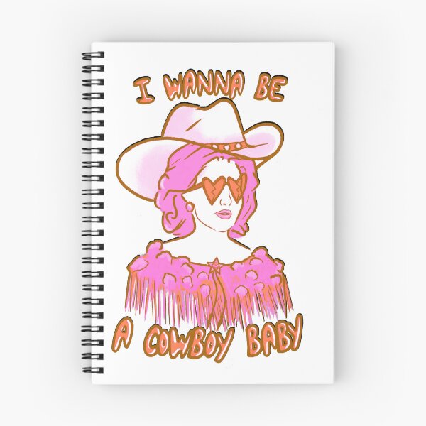 Item preview, CMAT I Wanna Be A Cowboy Baby - pink and orange designed and sold by incloudines.