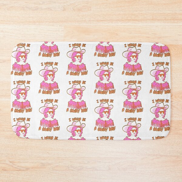 Item preview, CMAT I Wanna Be A Cowboy Baby - pink and orange designed and sold by incloudines.