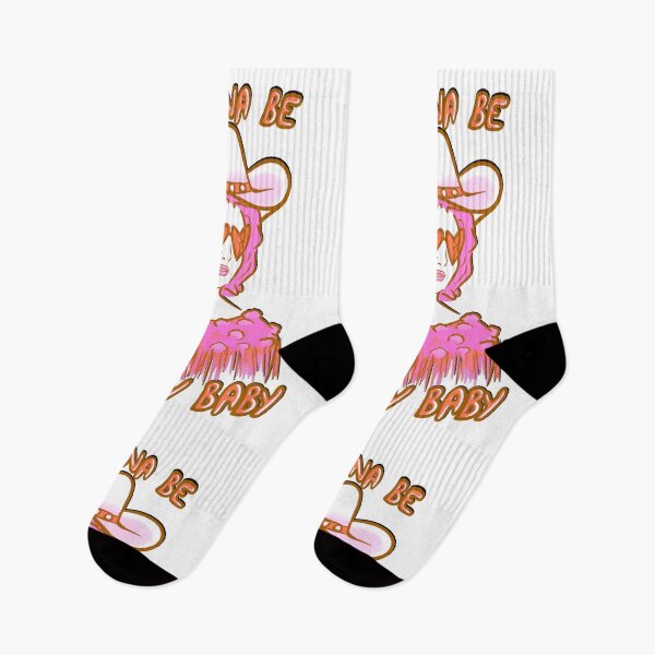 Item preview, CMAT I Wanna Be A Cowboy Baby - pink and orange designed and sold by incloudines.