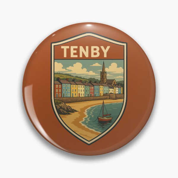 Item preview, Tenby Travel Souvenir Sticker designed and sold by rogue-design.
