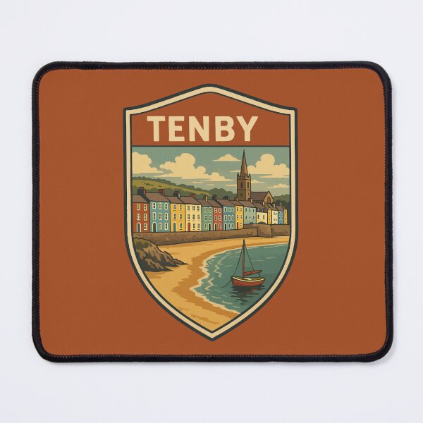 Item preview, Tenby Travel Souvenir Sticker designed and sold by rogue-design.