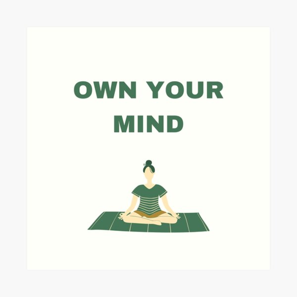Item preview, Own your mind | Stoicism Philosophy, Daily Stoic Life designed and sold by LexaArtworks.