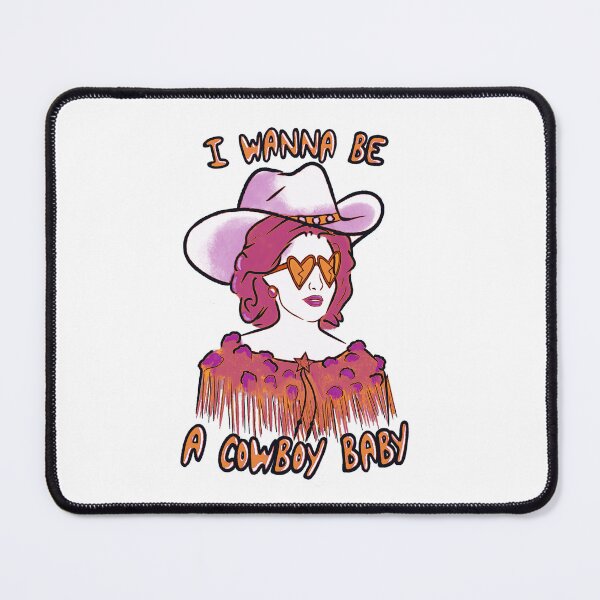 Item preview, CMAT I Wanna Be A Cowboy Baby - orange / pink v2 designed and sold by incloudines.
