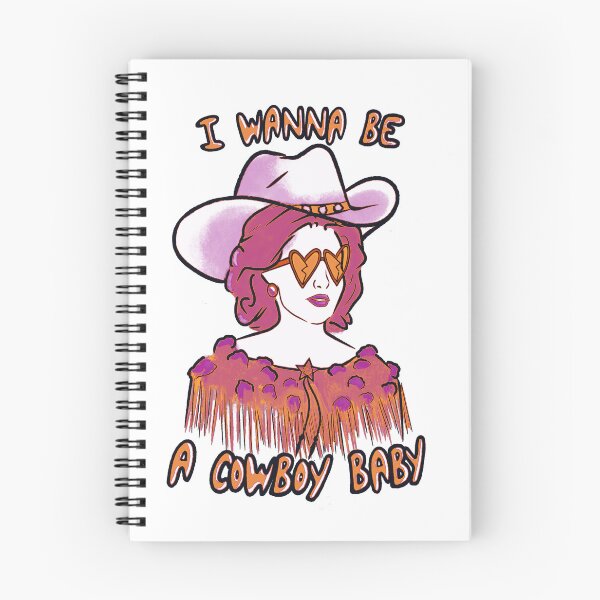 Aperçu de l'œuvre CMAT Je veux être un bébé cow-boy - orange / rose v2 créée et vendue par incloudines.