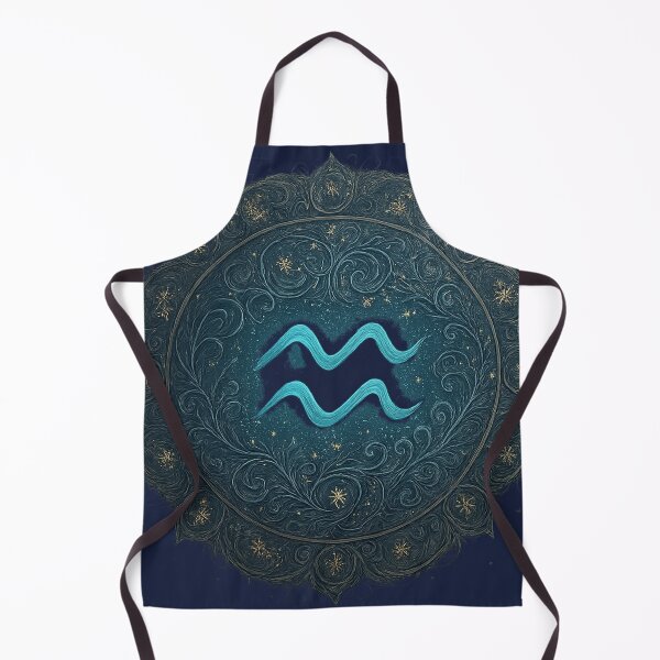 Item preview, Aquarius Zodiac Mandala designed and sold by TONSNAP.