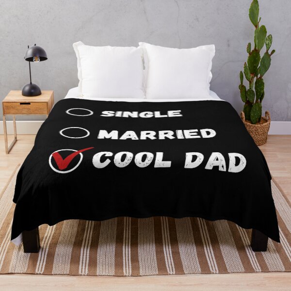 Item preview, Single Married Cool Dad, Funny Dad Shirt designed and sold by Sleepy Cat Design.