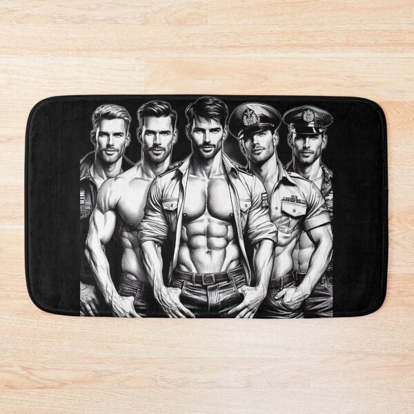 Item preview, The Boys Are Back Tom of Finland Tribute Military Gay Pride Graphic Design designed and sold by ItsAKinkThing.