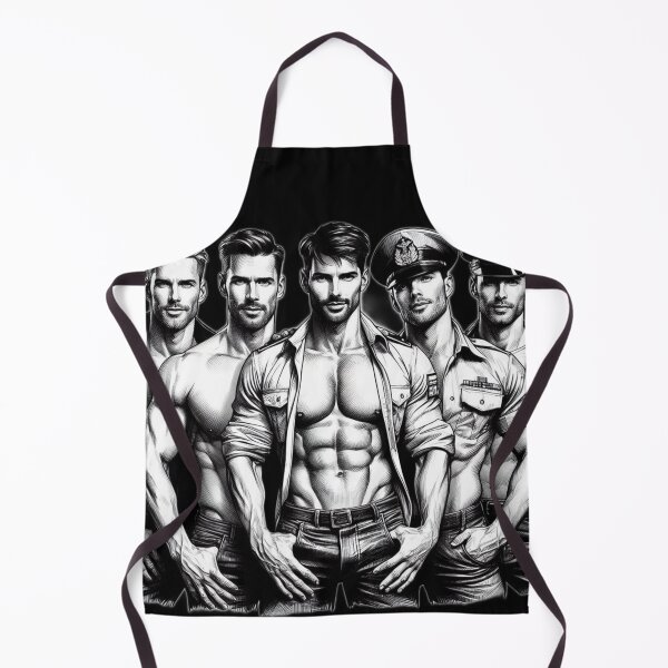 Item preview, The Boys Are Back Tom of Finland Tribute Military Gay Pride Graphic Design designed and sold by ItsAKinkThing.