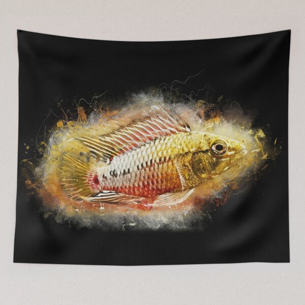Item preview, Red-line dwarf cichlid - Apistogramma hongsloi designed and sold by AquariumLutter.