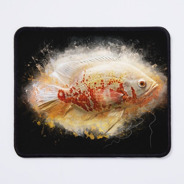 Item preview, Albino peacock cichlid - Astronotus ocellatus designed and sold by AquariumLutter.