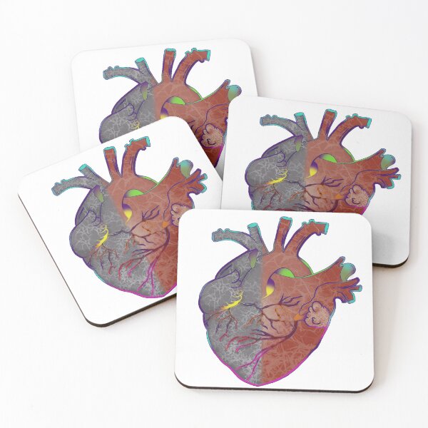 Item preview, anatomical heart meli melo of technique designed and sold by Kalhanne.
