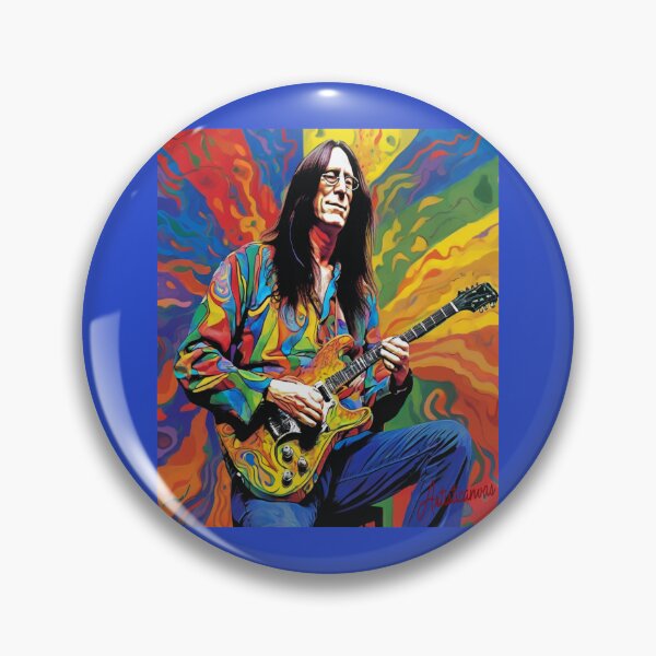 Item preview, "Psychedelic Portrait of Todd Rundgren: Experimental Rock Legend" designed and sold by Artisticanvas.