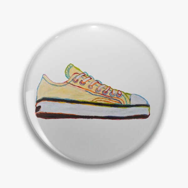 Item preview, Canvas Shoes Oil Pastel Hand Draw designed and sold by purple-Q.