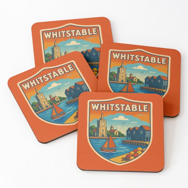 Item preview, Whitstable Travel Souvenir Sticker designed and sold by rogue-design.