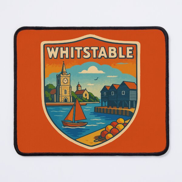 Item preview, Whitstable Travel Souvenir Sticker designed and sold by rogue-design.