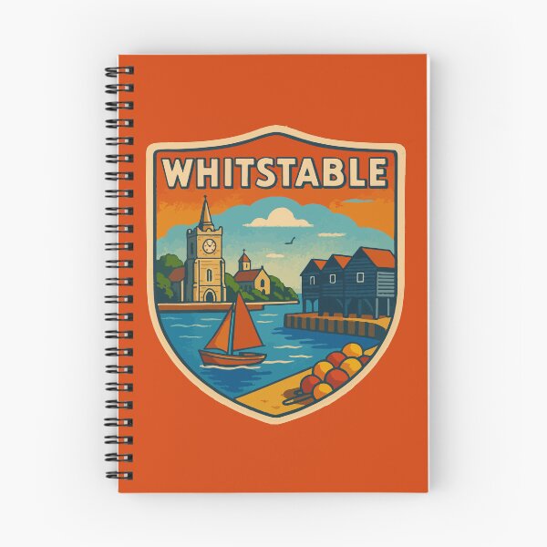 Item preview, Whitstable Travel Souvenir Sticker designed and sold by rogue-design.