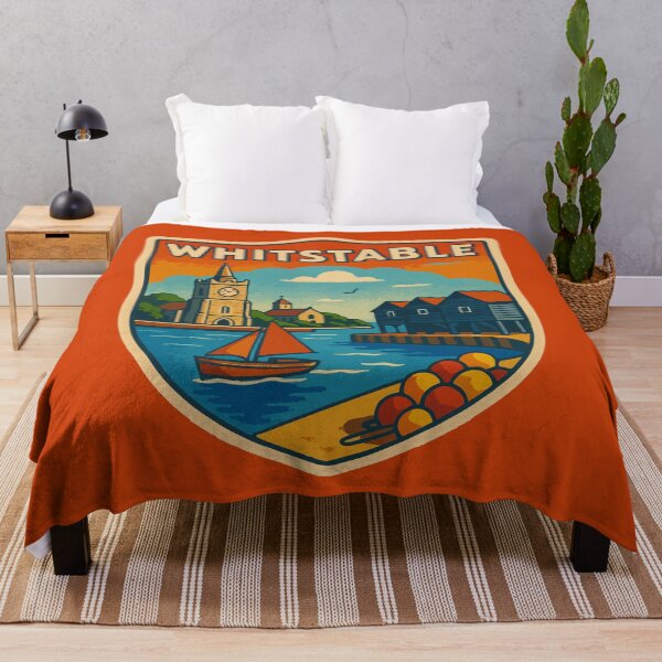 Item preview, Whitstable Travel Souvenir Sticker designed and sold by rogue-design.