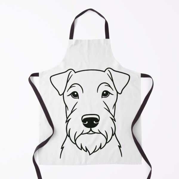 Item preview, Airedale Terrier head frontal designed and sold by Airedaleandwell.