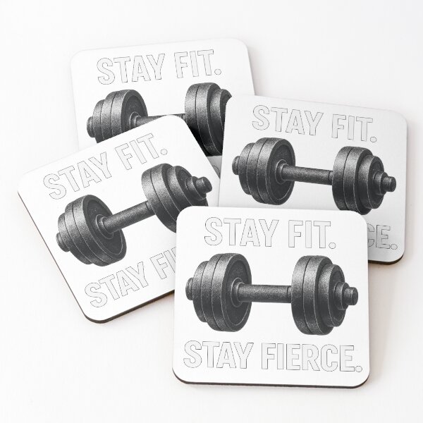 Item preview, Stay Fit, Stay Fierce Gym Tee designed and sold by TONSNAP.