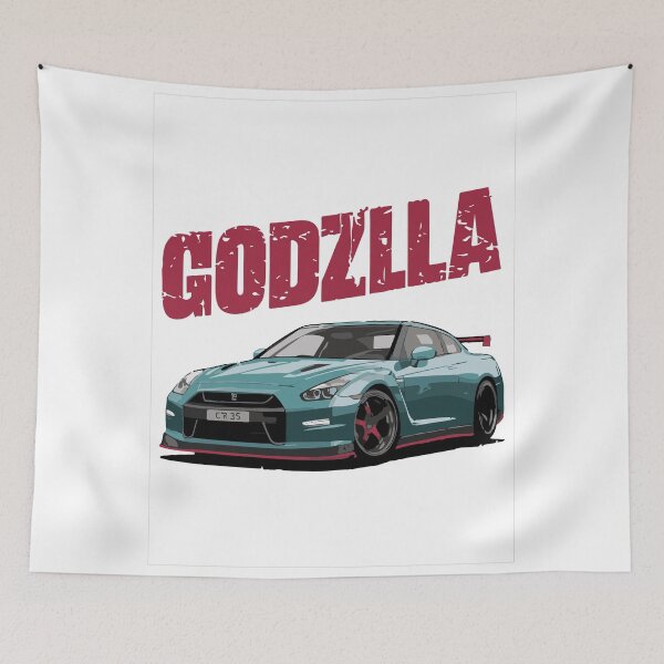 Item preview, Vintage Classic Car Nissan Godzlla GT-R designed and sold by PrintCarClub.