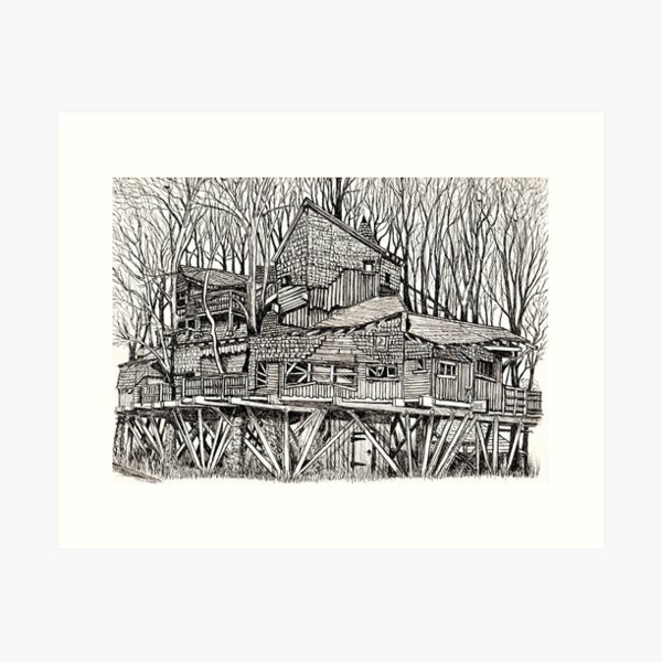 Alnwick Gardens Tree House Art Print