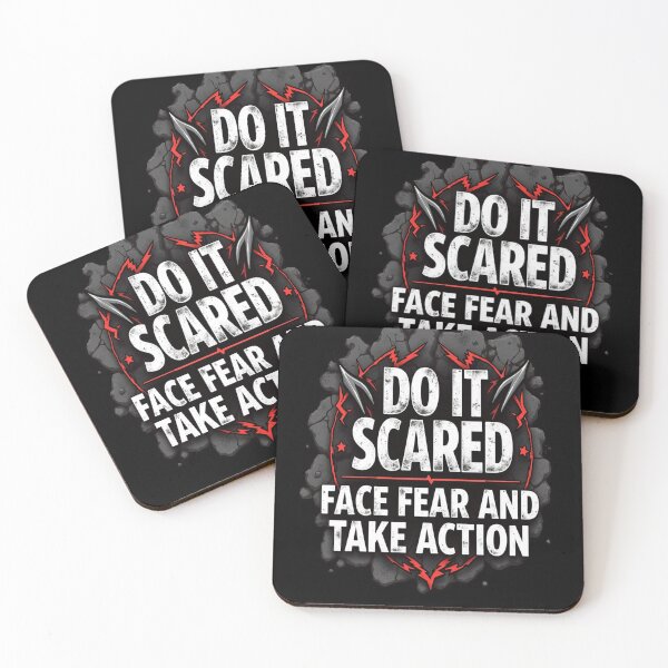 Item preview, Do It Scared – Face Fear and Take Action designed and sold by HOUCHCREATOR.