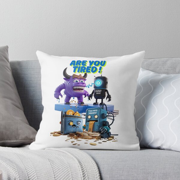 Item preview, Bitcoin Are you tired ? too much winning...Robot shutdown Error! designed and sold by RoseAIArtRhythm.