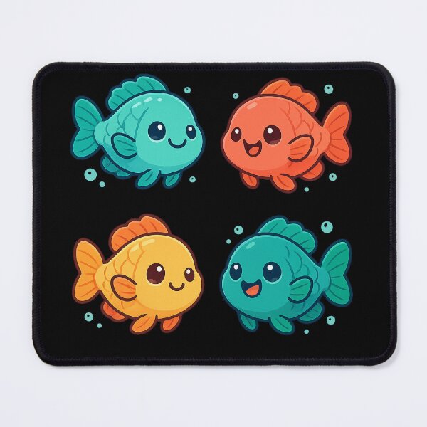 Item preview, Cute and Curious Parrot Fish Wonders designed and sold by DamioPolArt.