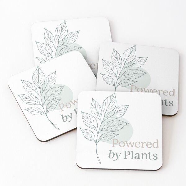 Item preview, Powered by Plants Vegan Mug designed and sold by TONSNAP.