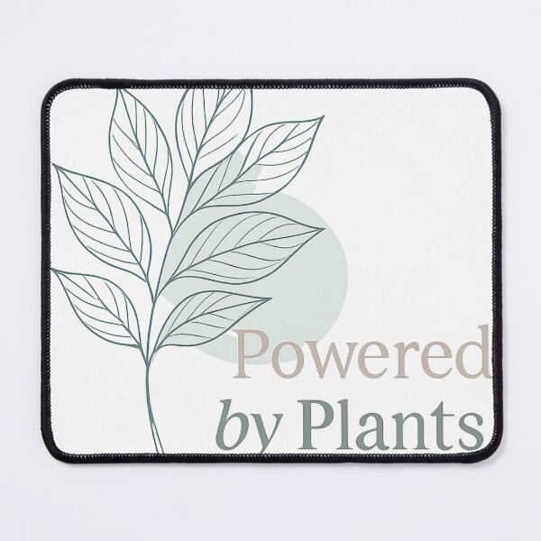 Item preview, Powered by Plants Vegan Mug designed and sold by TONSNAP.