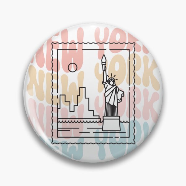 Item preview, A simplified NYC stamp in front of the city name New York designed and sold by Aspaba.
