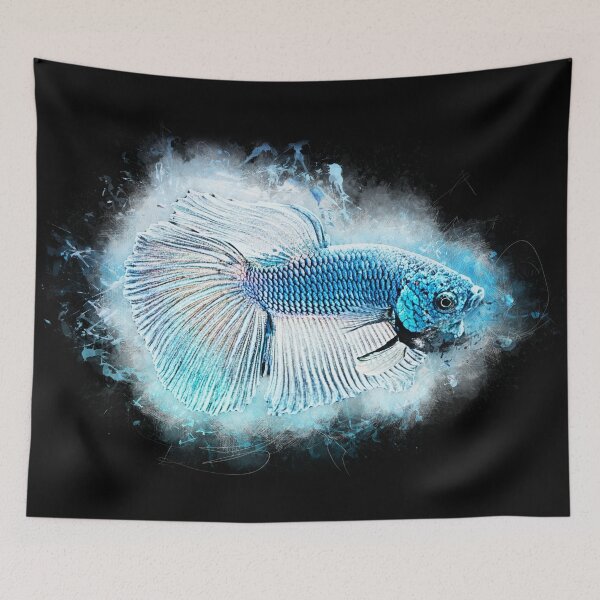 Item preview, Halfmoon Fighting Fish - Betta splendens designed and sold by AquariumLutter.