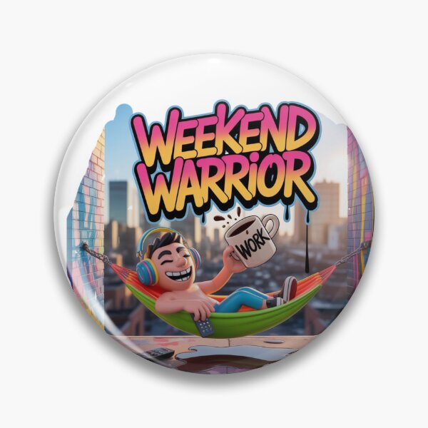 Item preview, Weekend Warrior – Outdoor Adventure Typography for Free Time & Active Lifestyle designed and sold by Moris-shop.
