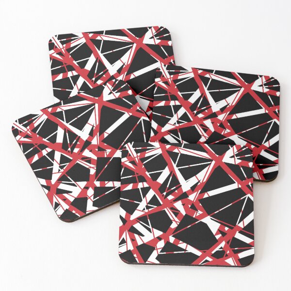 Item preview, EVH: inverted stripes design (red) designed and sold by leAnomis.