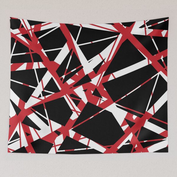 Item preview, EVH: inverted stripes design (red) designed and sold by leAnomis.