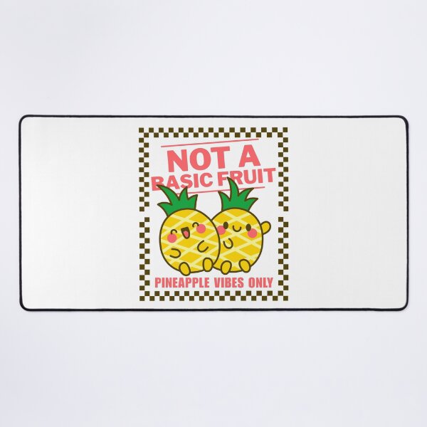 Item preview, Not basic fruit, pineapple vibes only designed and sold by Peerless-Prime.