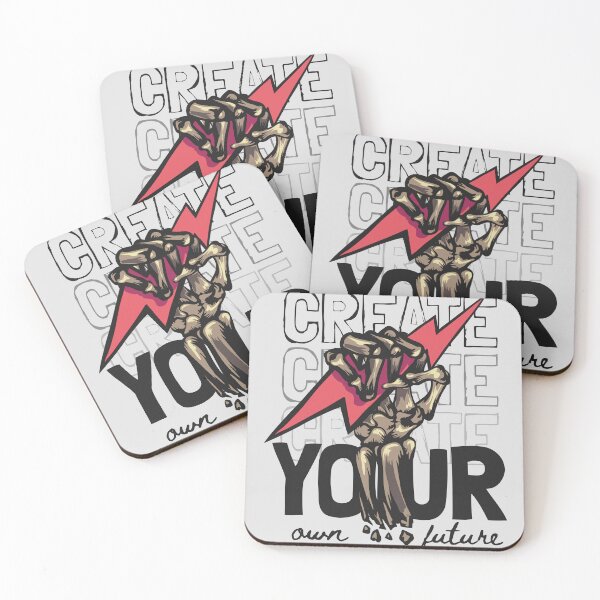 Item preview, Create Your Own Future Motivation Design designed and sold by Sticker-saga.