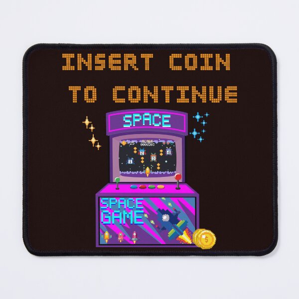 Item preview, Insert Coin to Continue – Retro Arcade Pixel Art T-Shirt designed and sold by NorwayStyle.