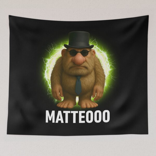 Item preview, Matteo Italian Brainrot Meme Mateo Brainrot Mateooo Matteooo designed and sold by Nathalie_87.