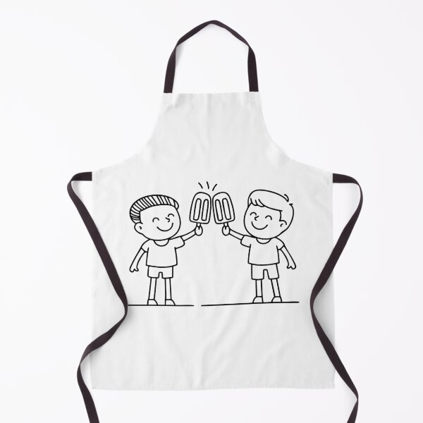 Item preview, Two friends clinking their popsicles together in a toast designed and sold by rasagamastore.