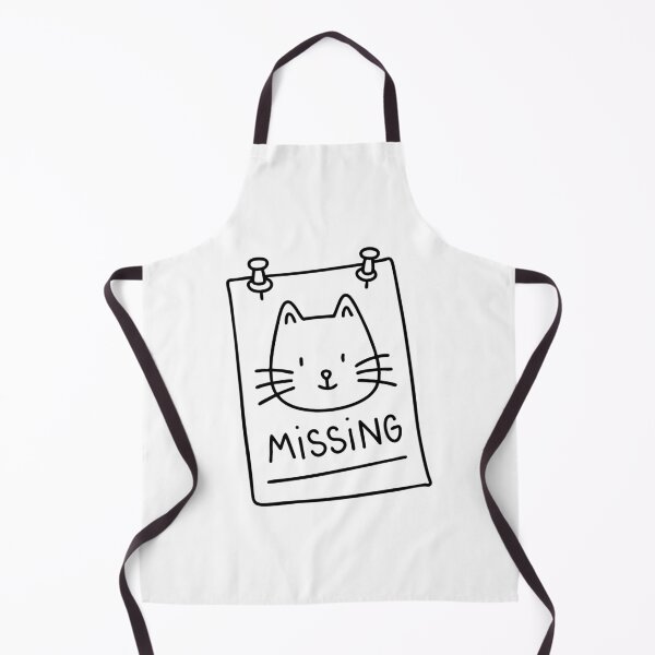 Item preview, A lost cat poster pinned with pushpins on a community board designed and sold by rasagamastore.