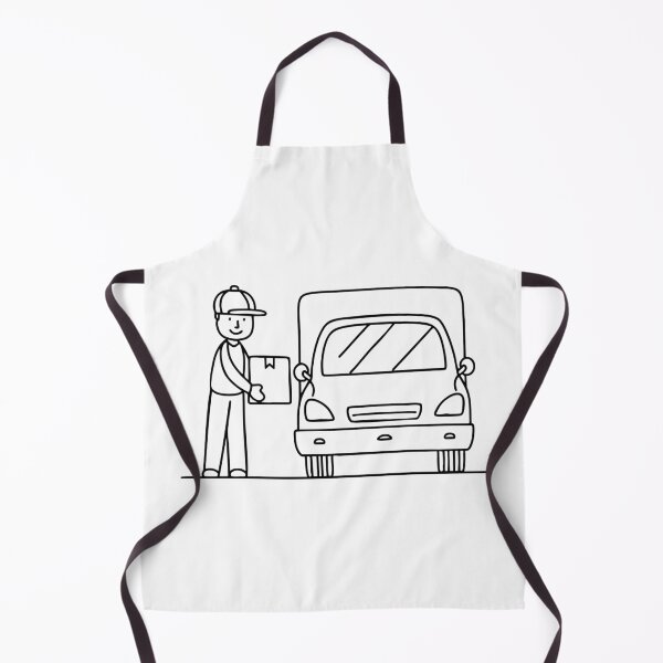 Item preview, A postman lifting a package from the back of his mail van designed and sold by rasagamastore.